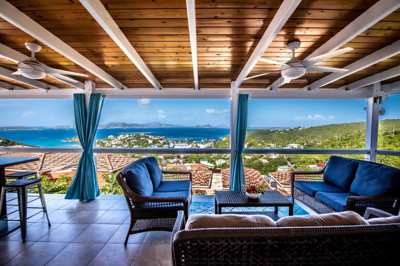 Fantastic Penthouse At Sunset Serenade Suites Cruz Bay Eksteriør bilde